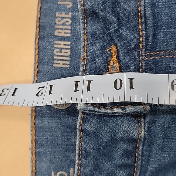 SO, Size 15 Juniors, Blue, High-Rise Jegging, EUC. Medium-Dark Wash. - Picture 5 of 11